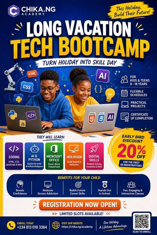 Long Vacation Tech Bootcamp